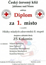 Hlídky mladých zdravotníků 2011.