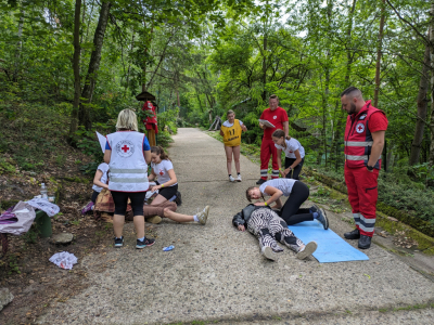 Vítězství mladých zdravotníků v krajském kole soutěže.